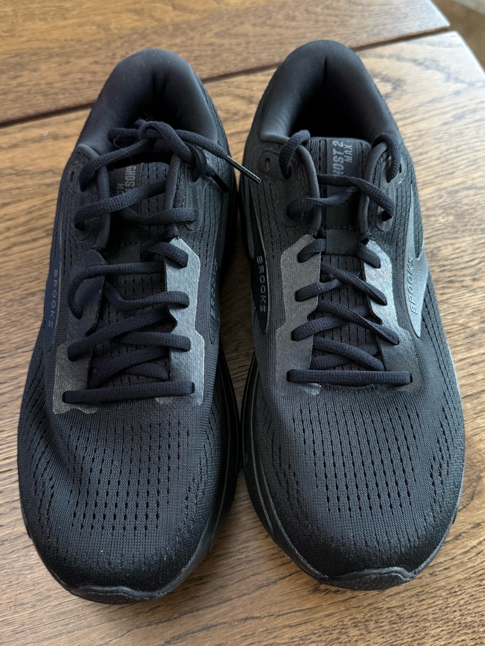 Brooks Ghost Max 2 Black Running Shoes Men's Size 9 WIDE NWOB